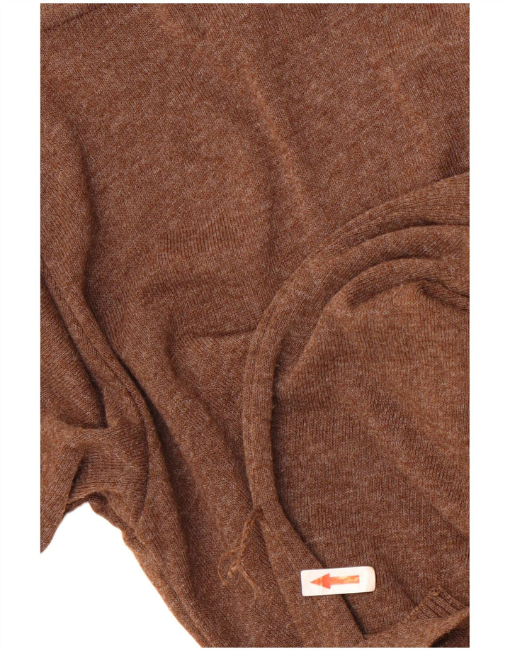 Zara Cardigan à manches 3/4 pour femme Marron moyen UK 12