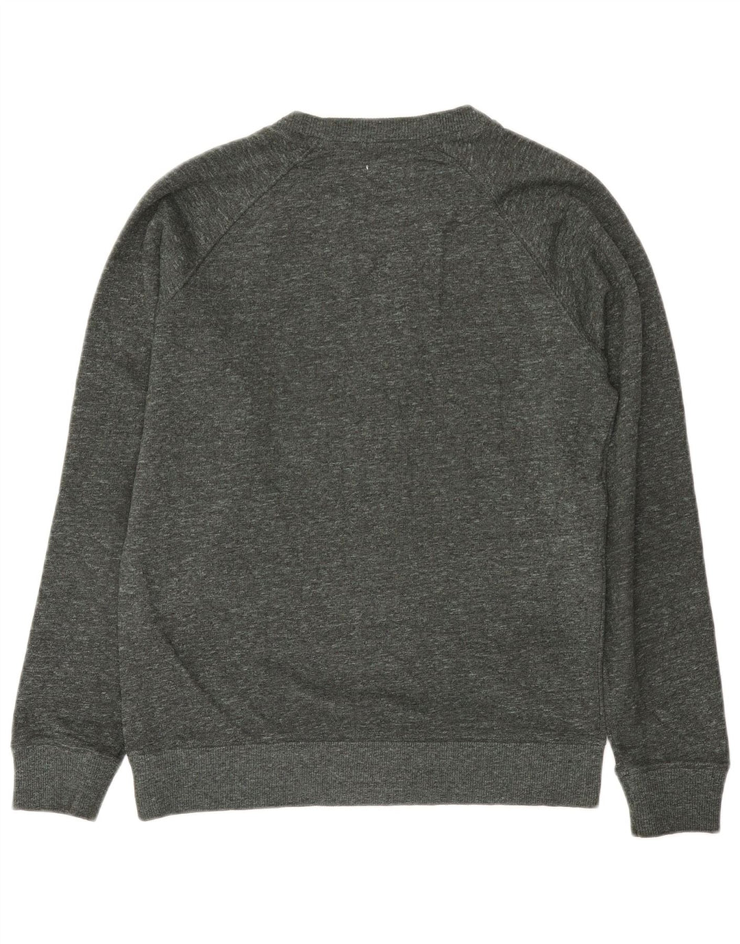 Reiss Homme Sweatshirt Jumper Petit Vert Moucheté Coton