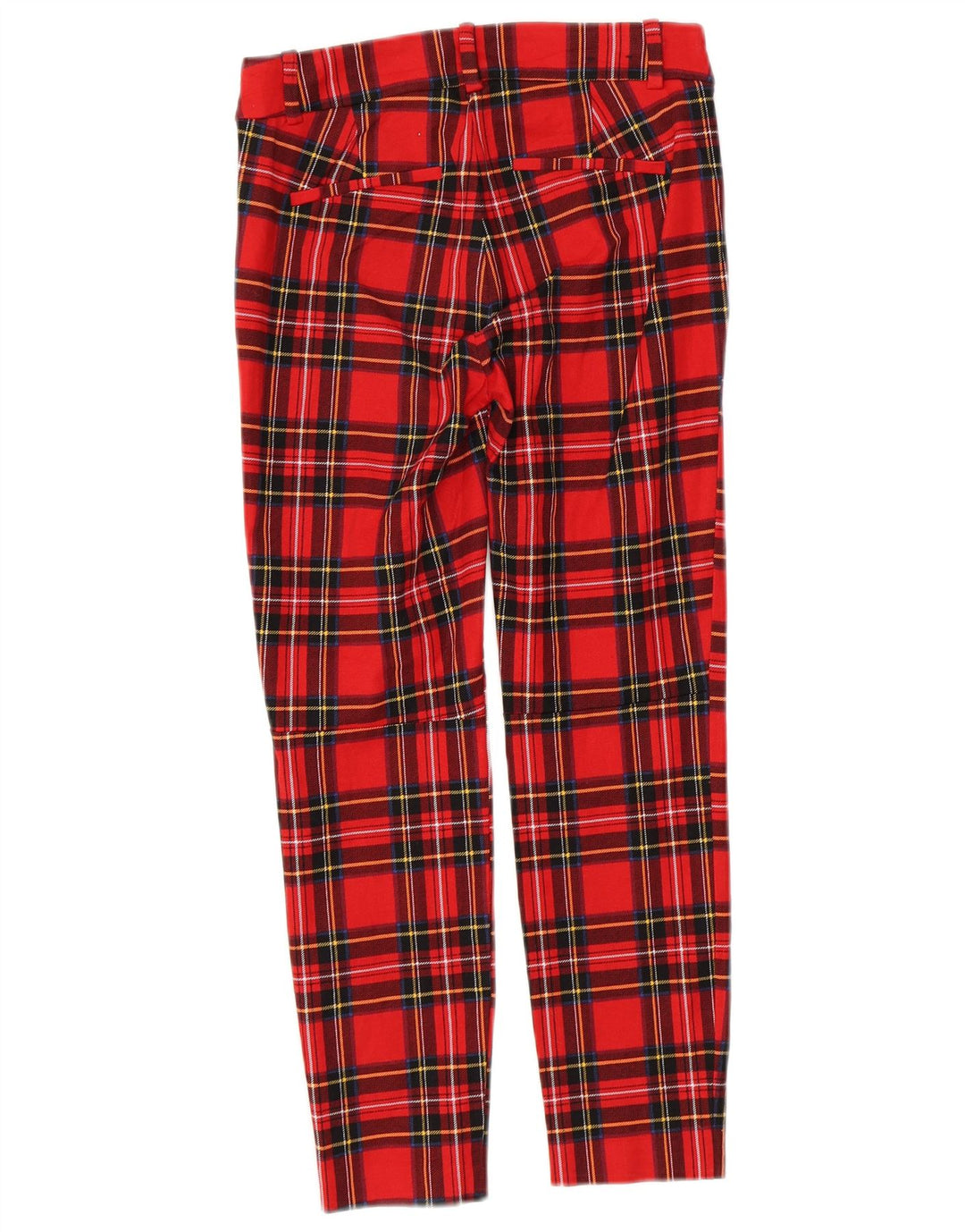 J. CREW Pantalon décontracté Winnie Slim pour femme US 00 2XS W26 L24 Rouge à carreaux