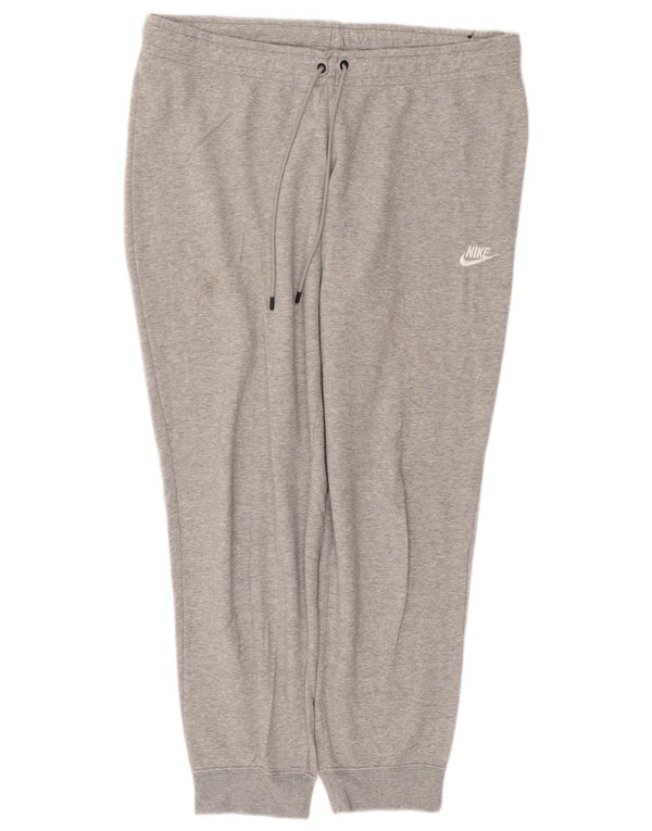 Nike Pantalon de survêtement pour homme XL Gris chiné en coton