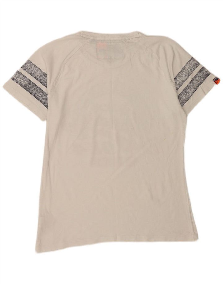 Superdry T-Shirt Graphique Homme Grand Blanc Coton