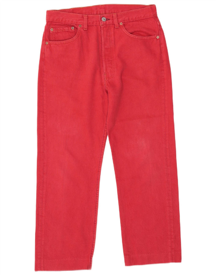 Levi's Jean Droit 501 Homme Rouge W33 L27