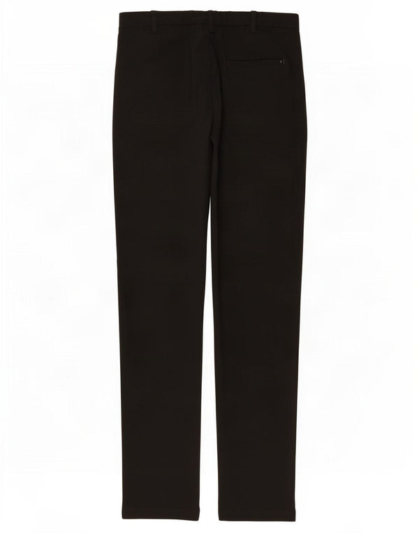 Marks & Spencer Pantalon chino fuselé pour femme UK 14 Large W32 L29 Noir