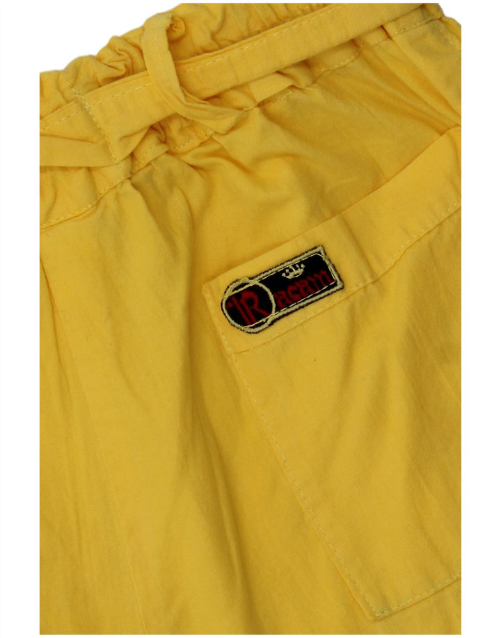 Short Cargo Femme Vintage W28 Jaune Moyen