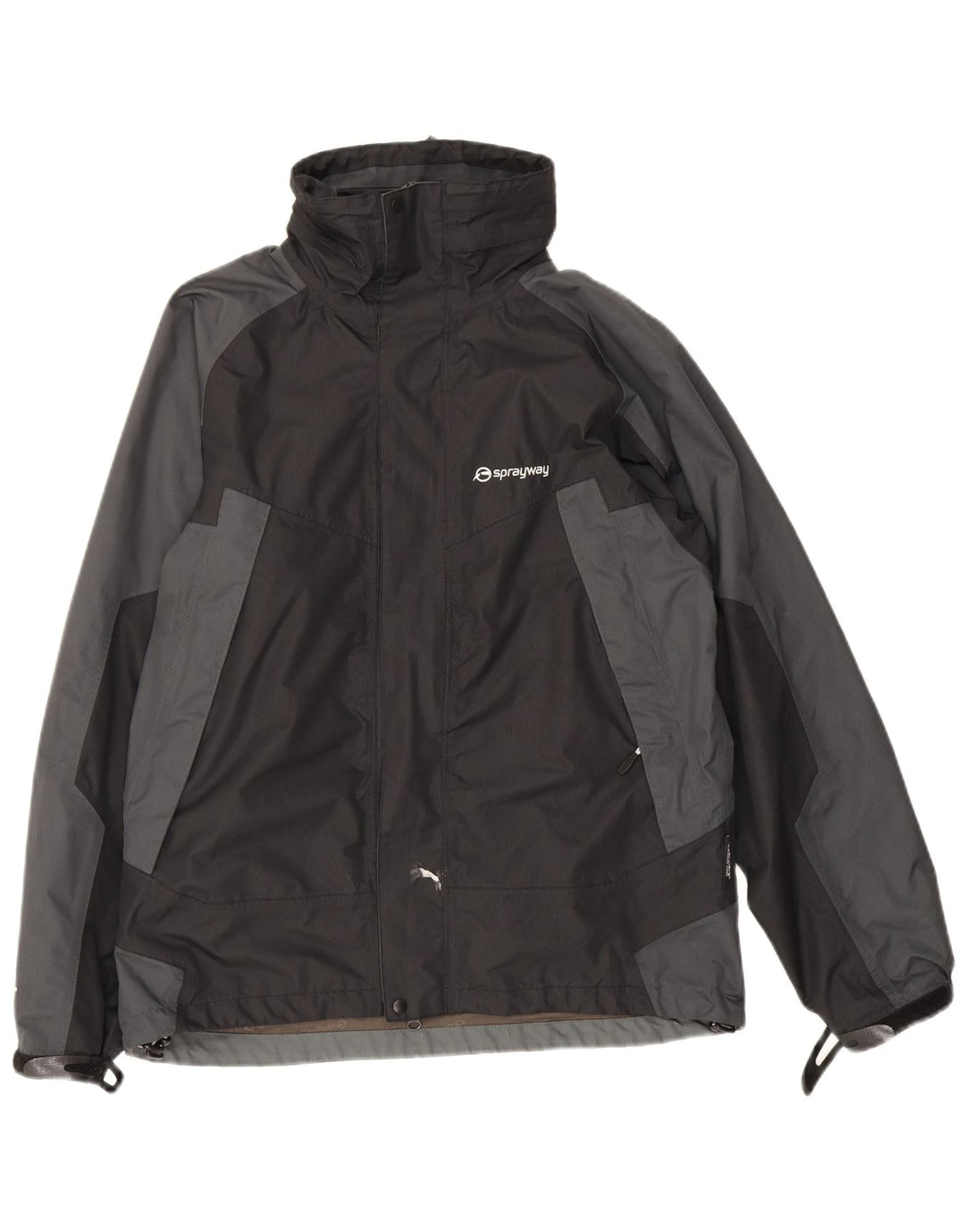 Sprayway Veste coupe-vent pour homme UK 36 Petit Noir Colorblock Polyester