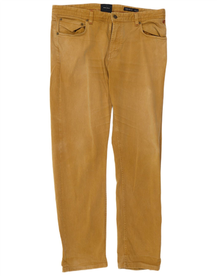 White Stuff Mens Slim Jeans W36 L32 Marron Coton