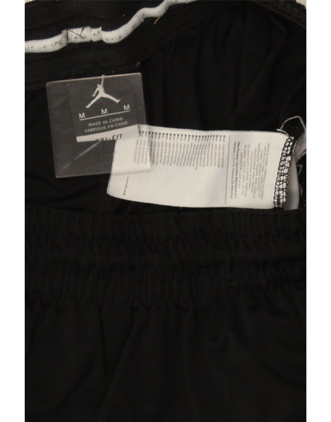 Jordan Short de sport Dri Fit pour homme en polyester color block noir moyen