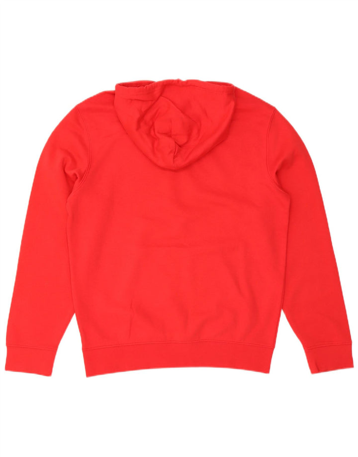Champion Pull à Capuche Graphique Homme Rouge Moyen Coton Rayé