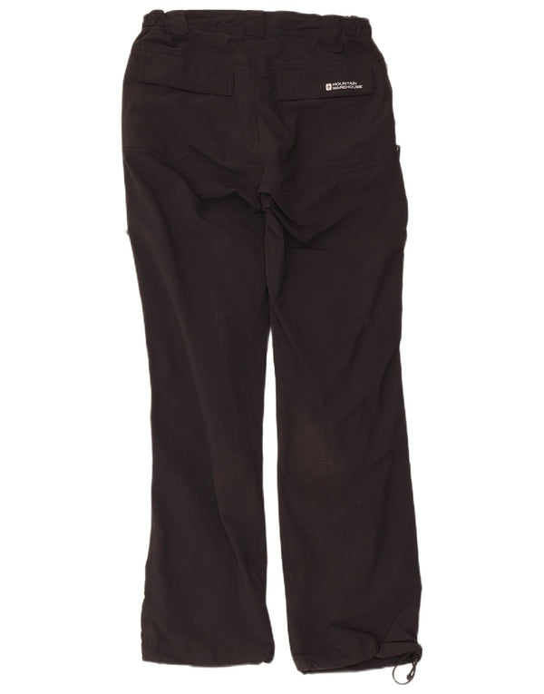 Mountain Warehouse Pantalon cargo droit pour femme UK 10 Small W28 L35 Noir