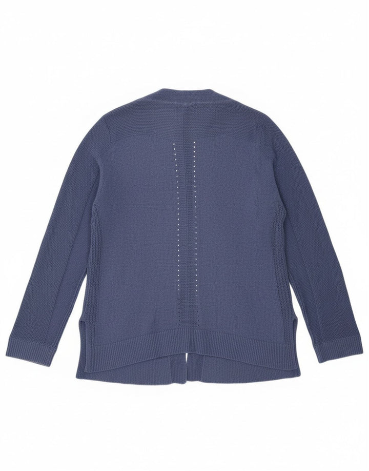 White Stuff Cardigan ouvert pour femme UK 16 Large Bleu Coton