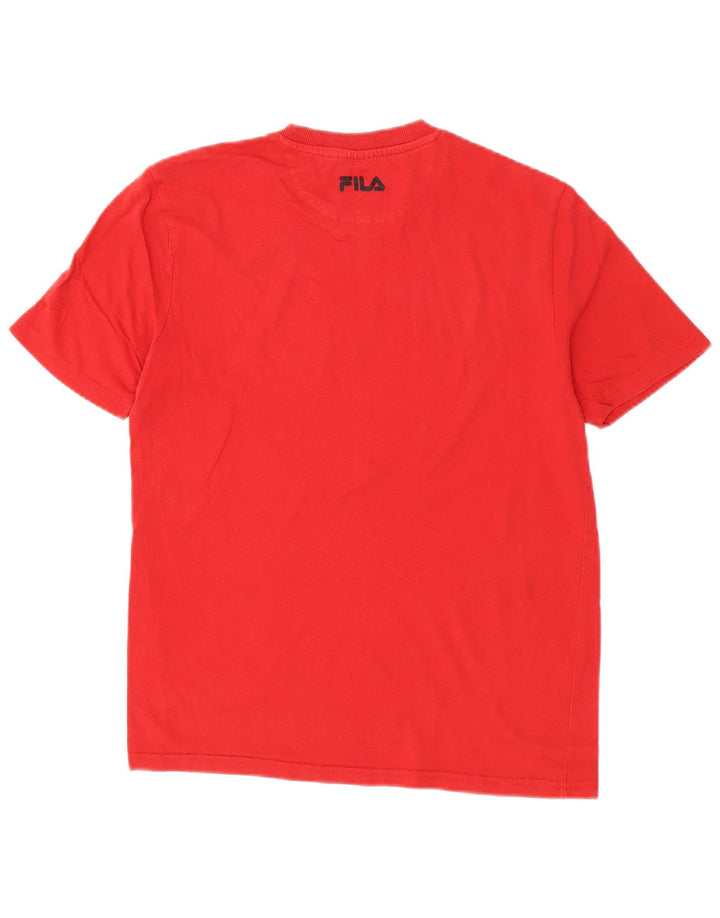 Fila T-Shirt Graphique Homme Petit Rouge Coton