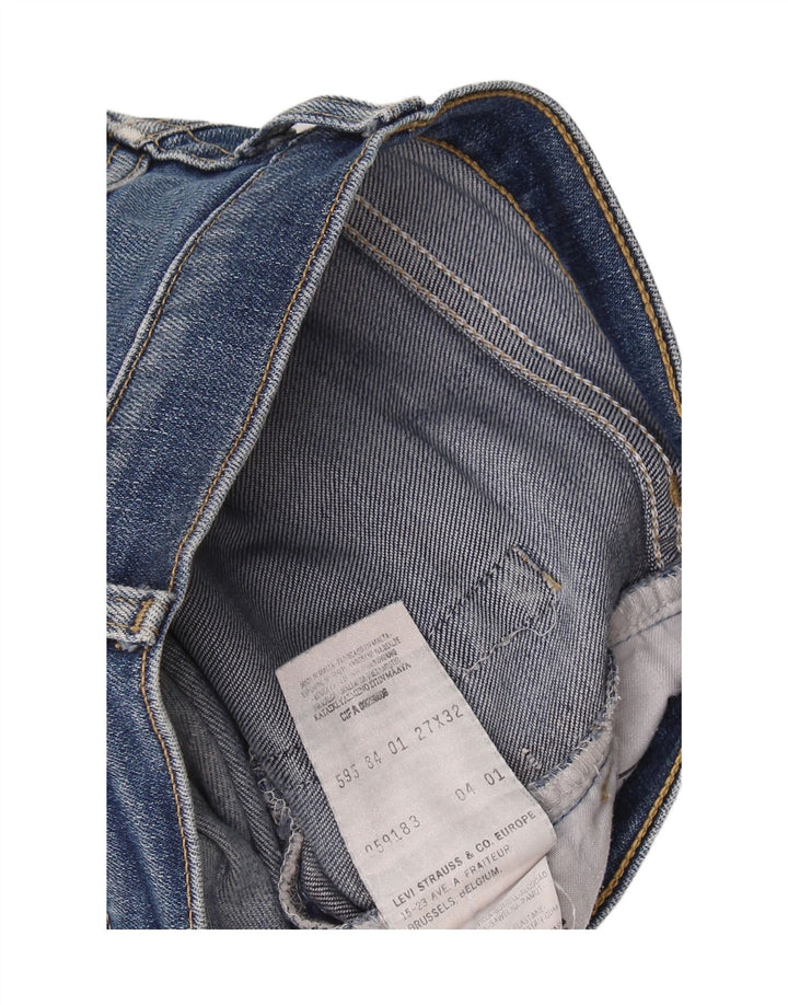 LEVI'S Womens Denim Shorts W27 Small Blue Cotton