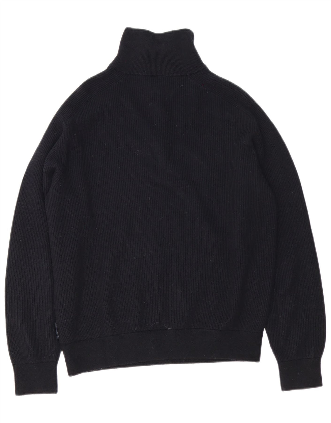 Armani Exchange Pull à col zippé pour homme en coton noir Large