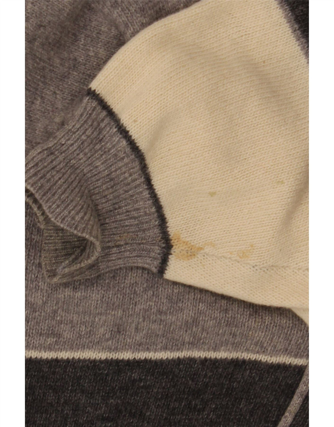 Brian Scott Pull cardigan coupe ample pour homme IT 50 Gris moyen rayé