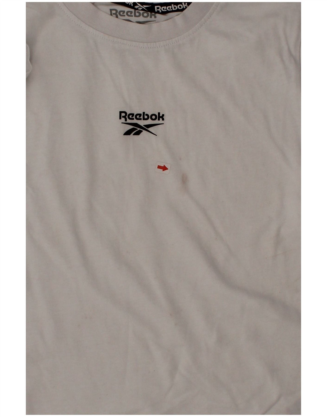 Reebok T-Shirt Graphique Garçon 6-7 ans Blanc Coton
