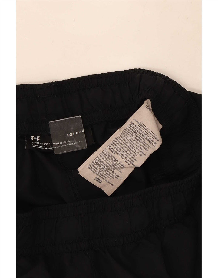 Under Armour Short de Sport Graphique Homme Large Noir Polyester