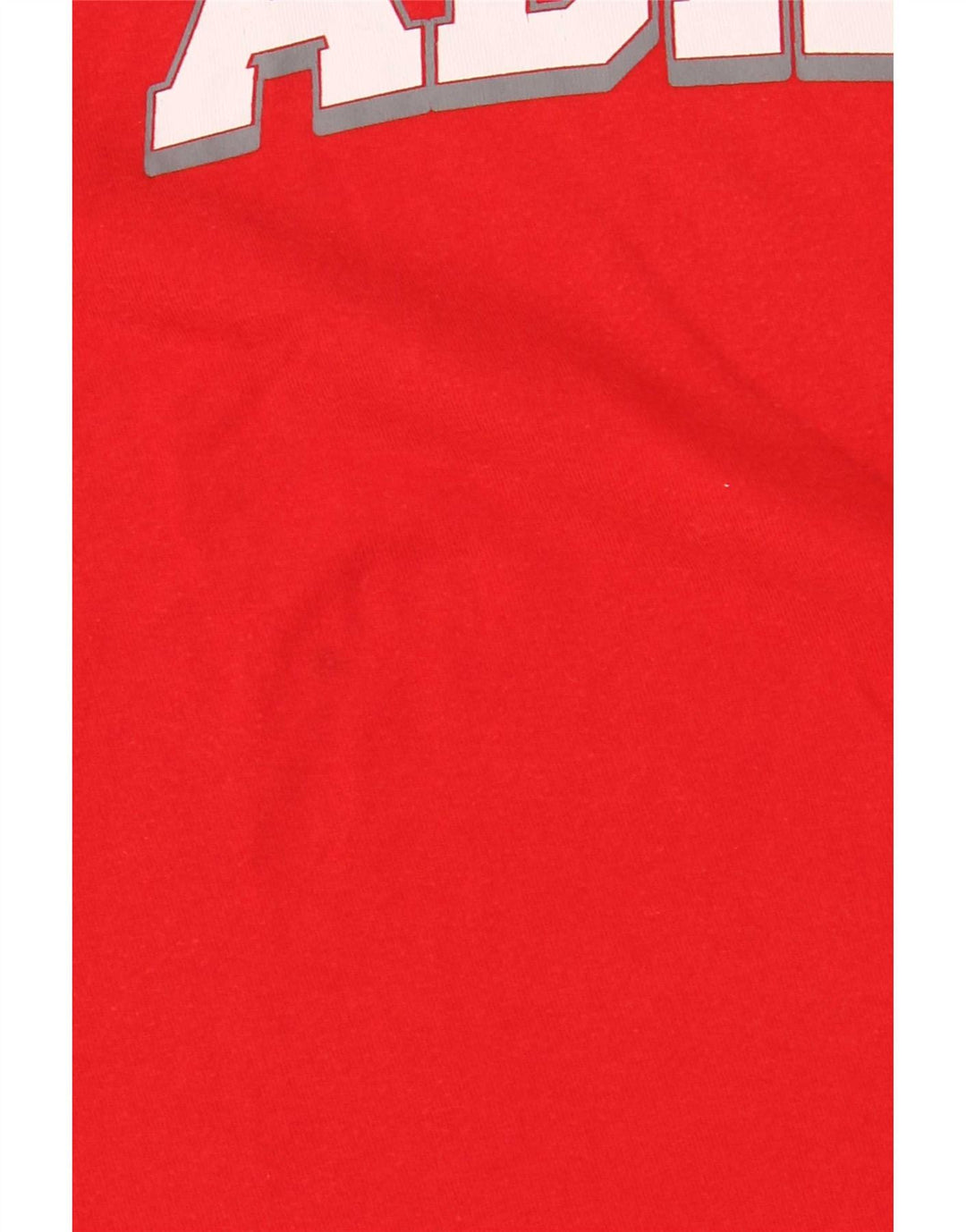 Adidas T-Shirt Graphique Homme Rouge Moyen Coton