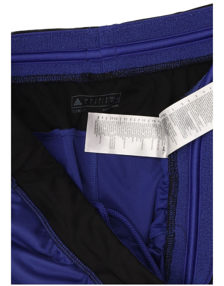 ADIDAS Short de sport Climalite pour hommes, grand bleu, polyester color block