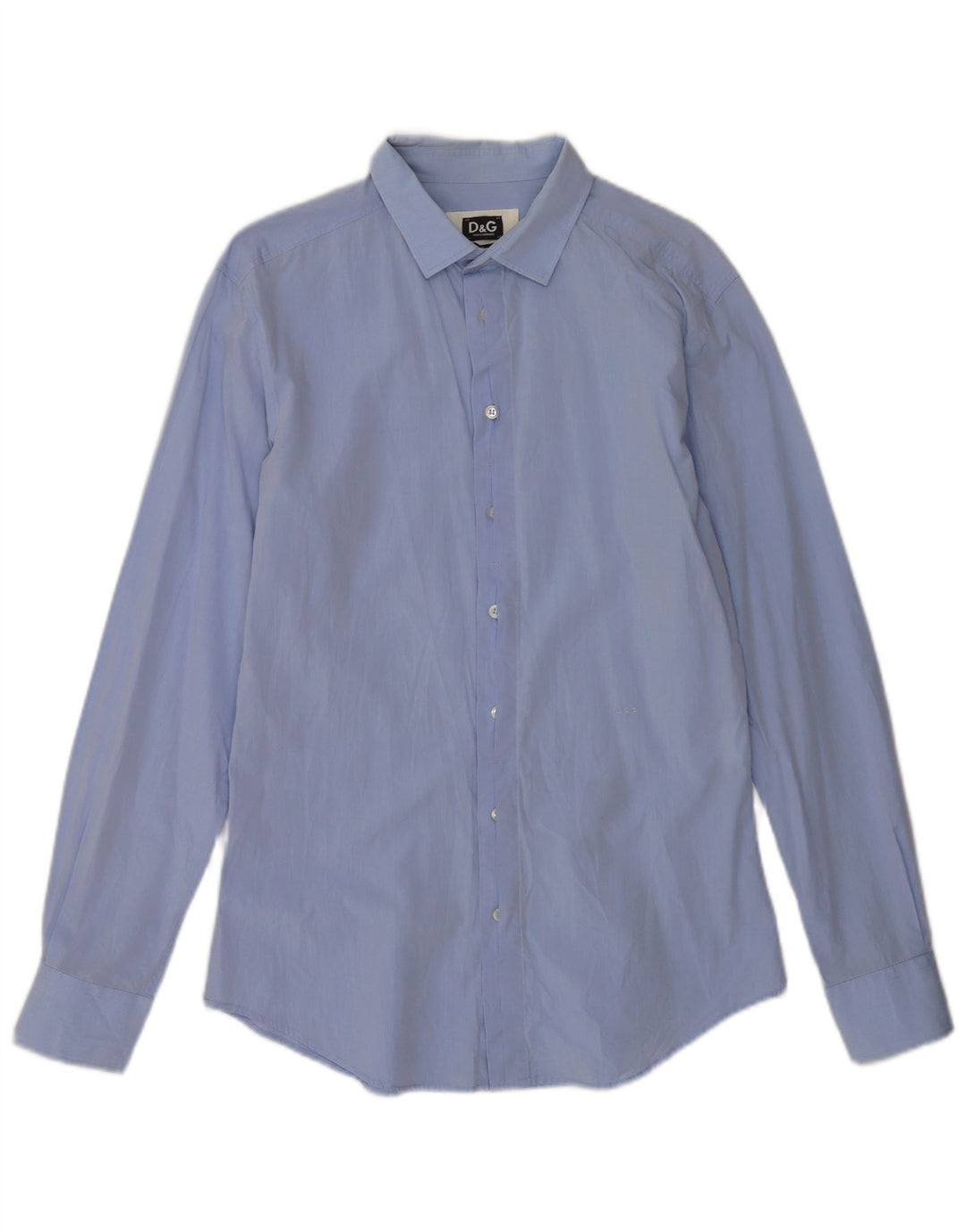 Dolce & Gabbana Chemise Slim Fit IT 50 Coton Bleu Moyen Homme
