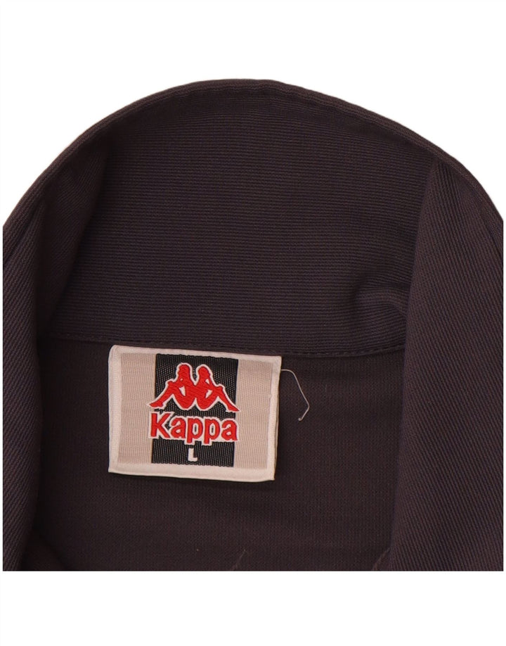 KAPPA Veste de Survêtement Homme Grand Gris Polyester