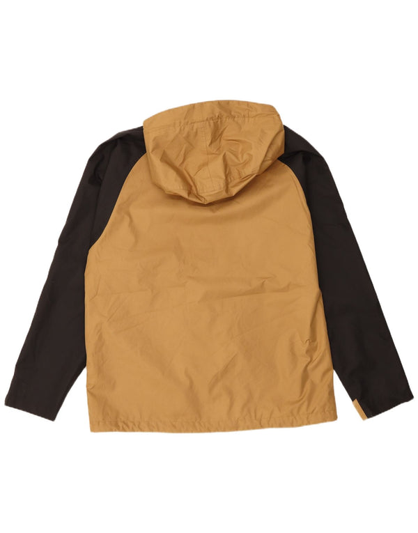 The North Face Veste coupe-vent à capuche pour homme UK 40 Large Beige Colourblock