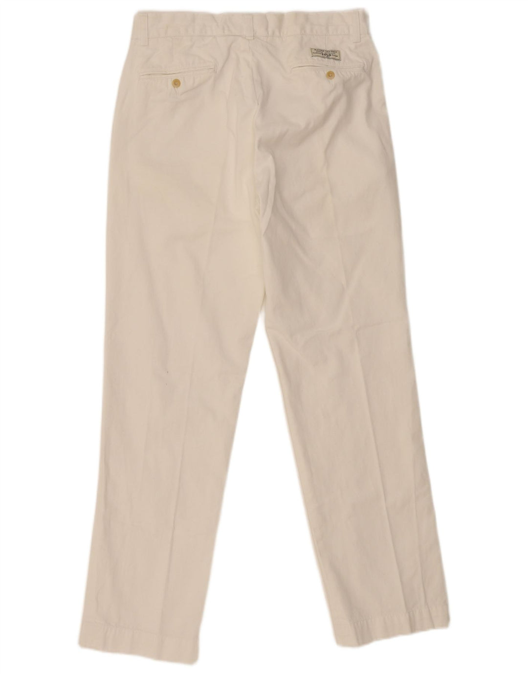 POLO RALPH LAUREN Pantalon Chino Droit Smith Pant Homme W32 L32 Blanc