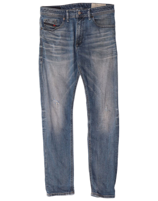 Diesel Jean skinny Thommer effet vieilli W31 L32 bleu coton pour homme