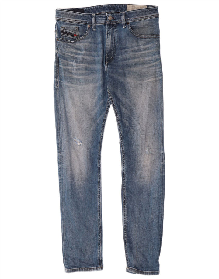Diesel Jean skinny Thommer effet vieilli W31 L32 bleu coton pour homme