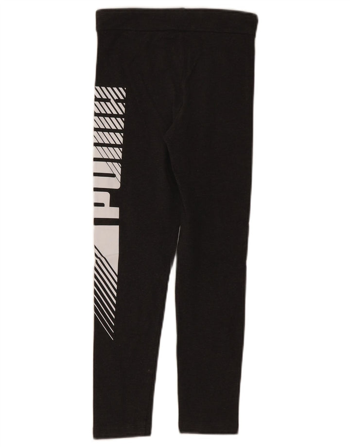 Puma Legging Graphique Fille 9-10 Ans Gris