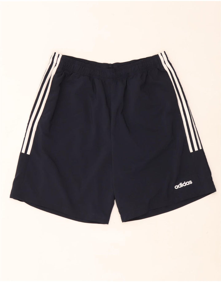 Adidas Short de sport pour homme XL Bleu marine Polyester