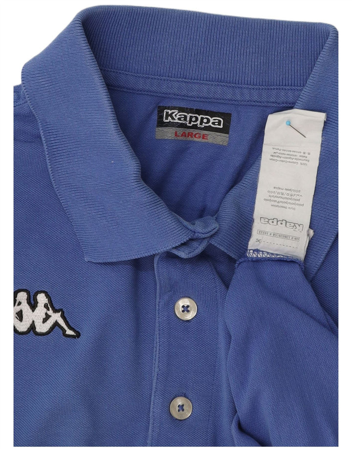Kappa Polo Homme Grand Bleu Coton