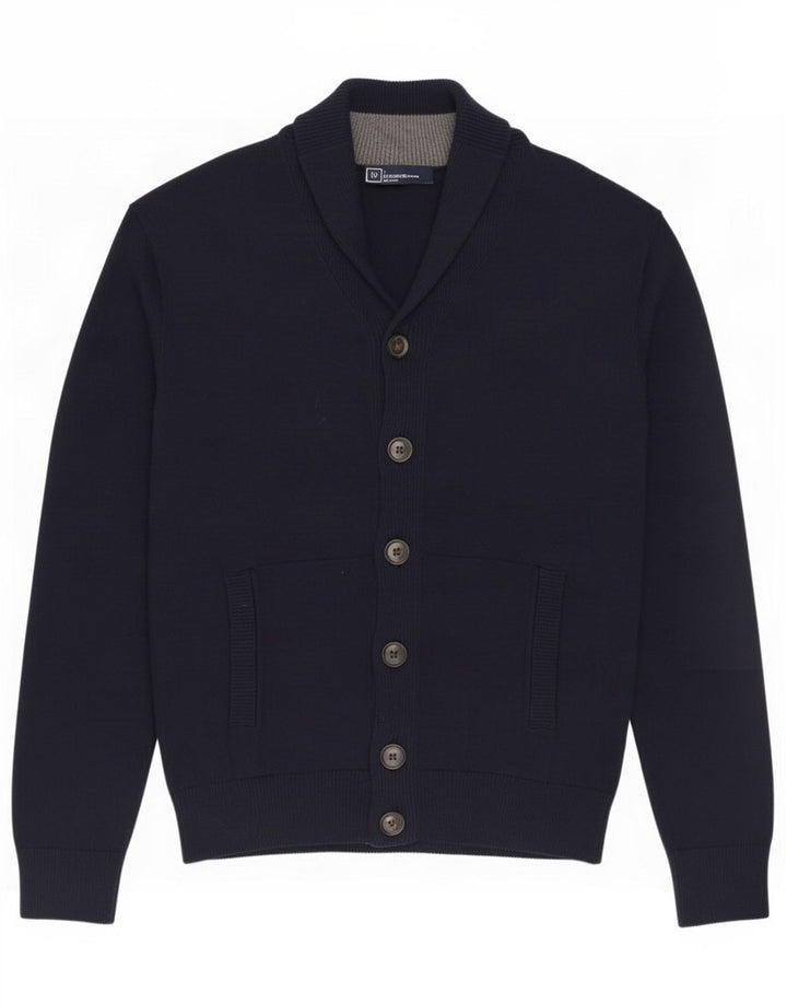 Gap Cardigan Pull Homme Bleu Marine Moyen Coton