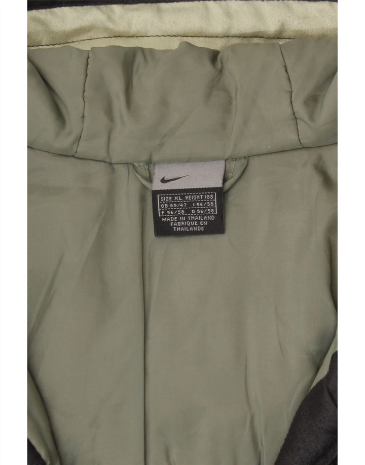 Nike Manteau coupe-vent à capuche pour homme UK 45/47 XL Noir Polyester