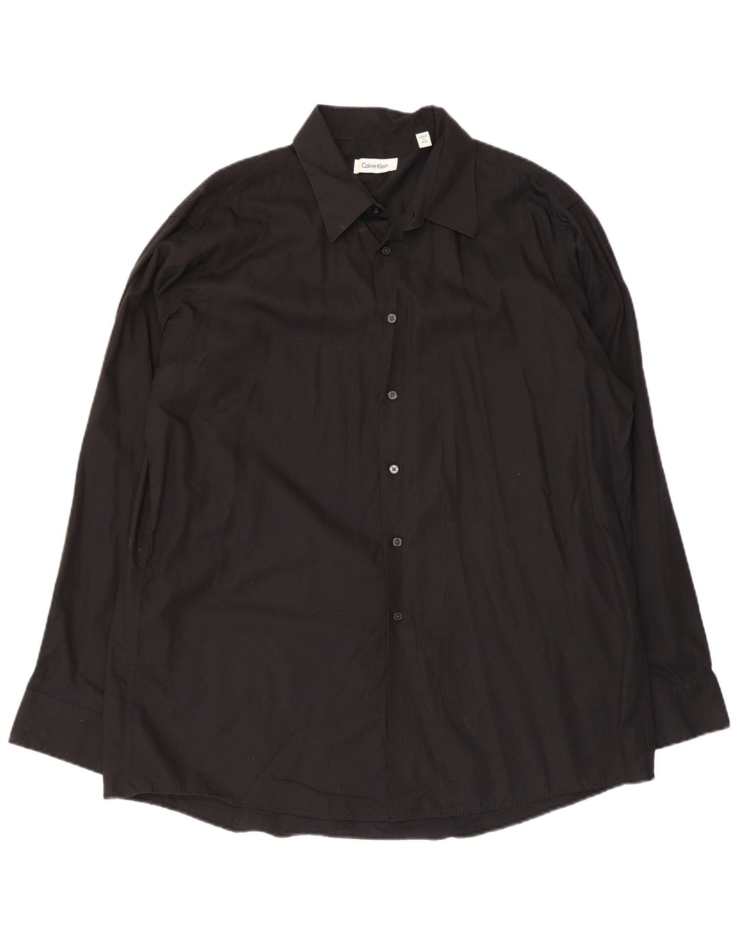 Calvin Klein Chemise Homme Taille 17 XL Coton Noir