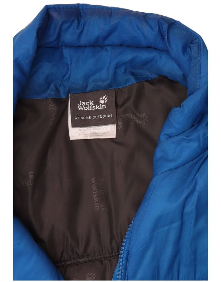 Jack Wolfskin Veste matelassée pour homme UK 36/38 Small Bleu Polyester