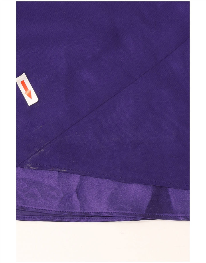 Debut Robe longue sans manches pour femme UK 44 Polyester Violet moyen