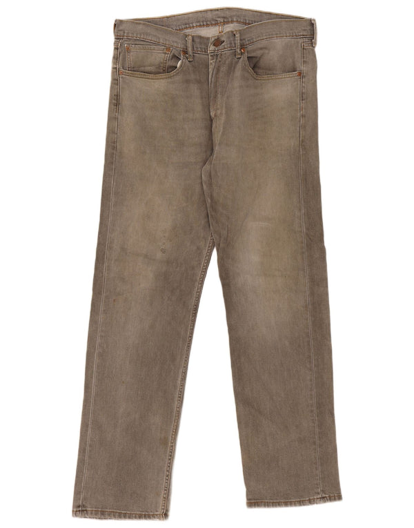 Levi's Jean Droit 505 Homme W36 L32 Gris Coton