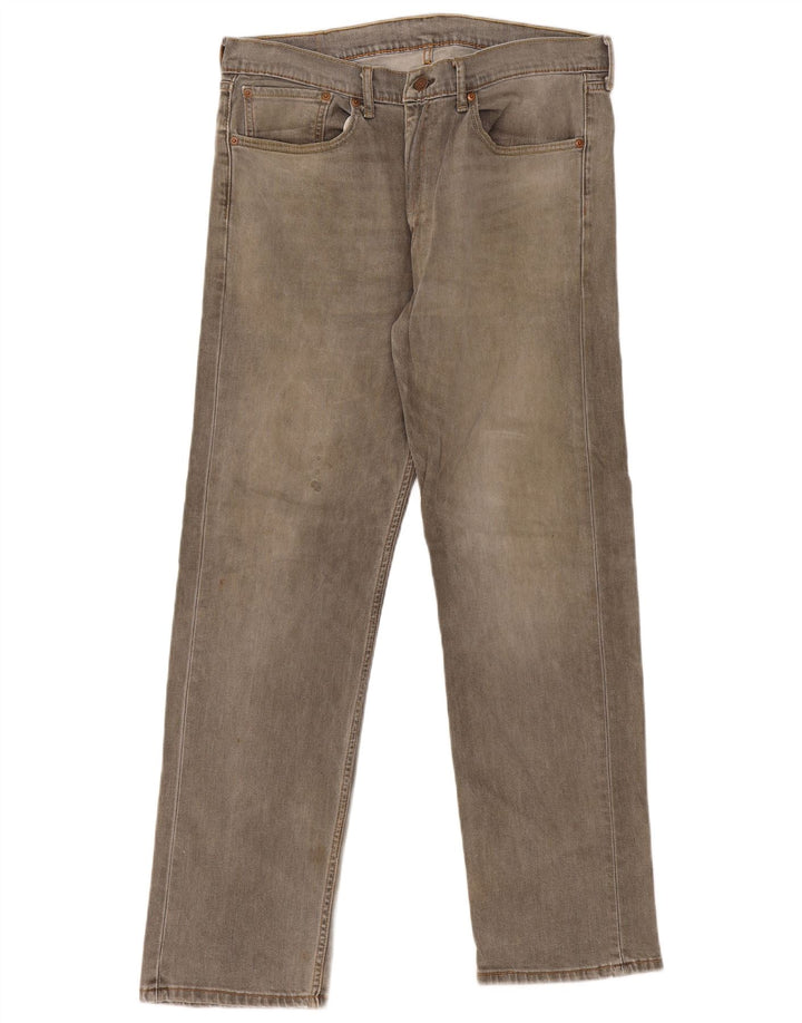 Levi's Jean Droit 505 Homme W36 L32 Gris Coton