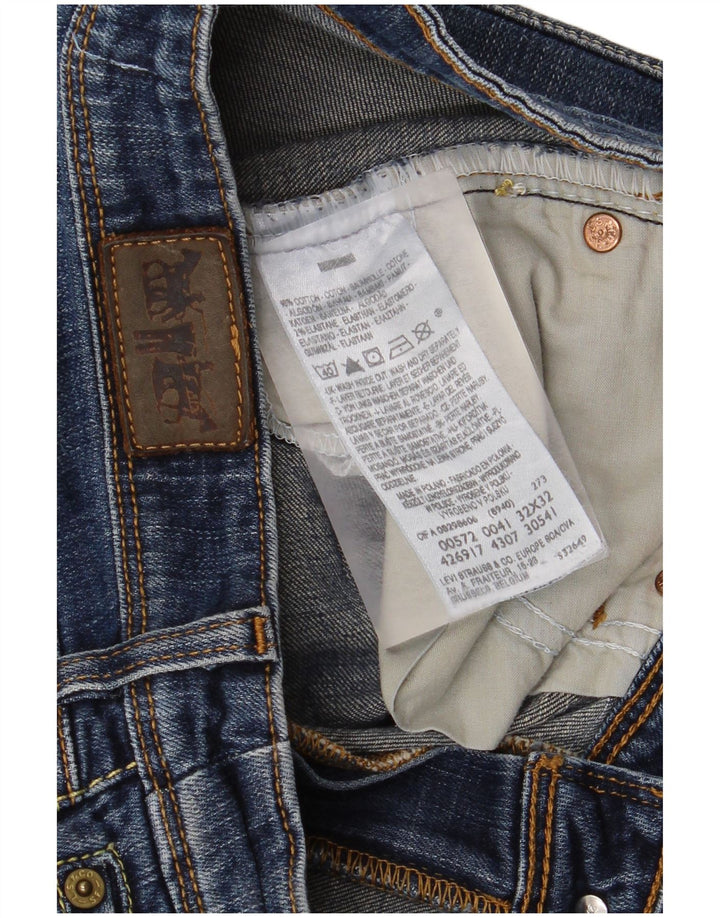 Levi's Jean Bootcut 572 Femme Bleu W32 L32 Coton