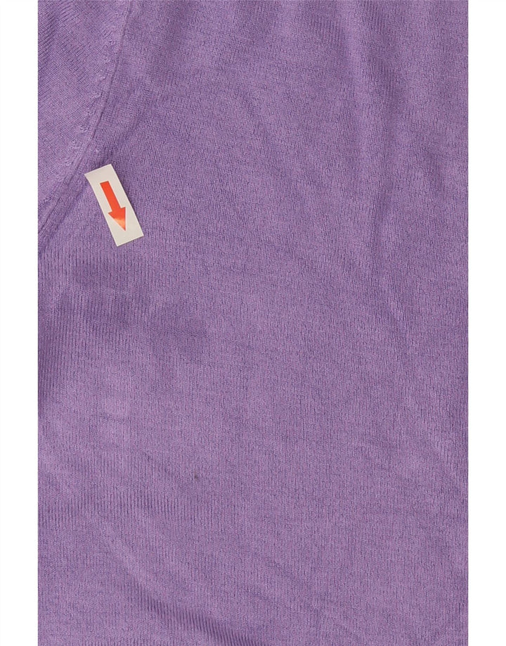 Zara Pull col roulé pour femme UK 12 Violet moyen