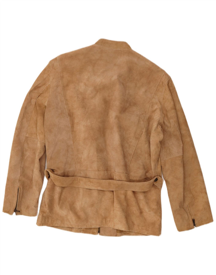 Bellucci Veste en daim pour homme IT 54 2XL Cuir beige