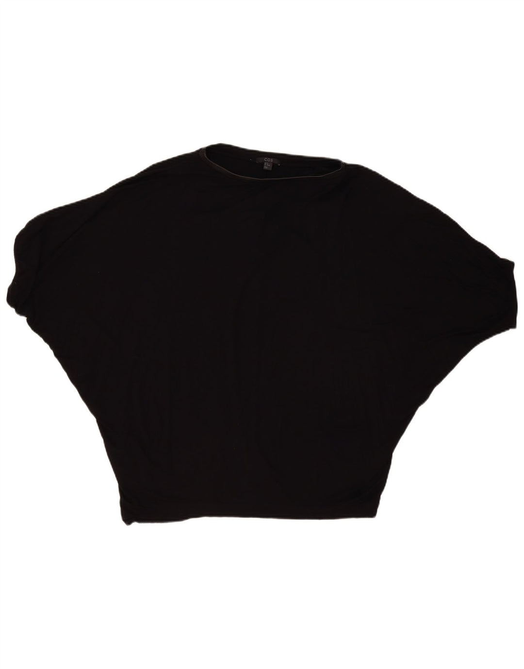 Cos Chemisier surdimensionné pour femme UK 44 Viscose noir moyen
