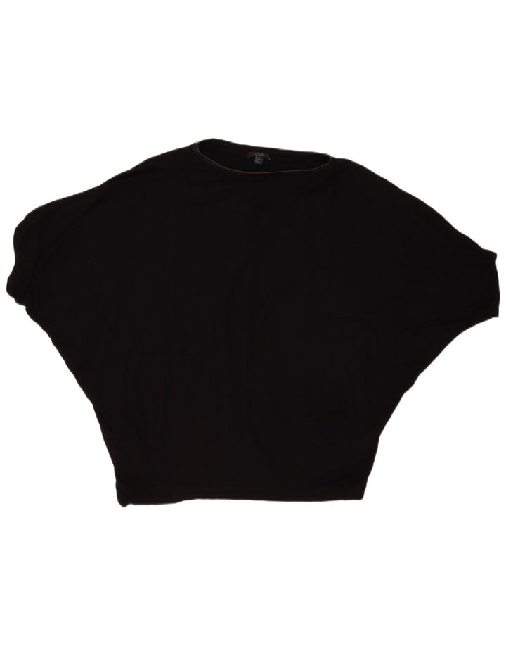 Cos Chemisier surdimensionné pour femme UK 44 Viscose noir moyen