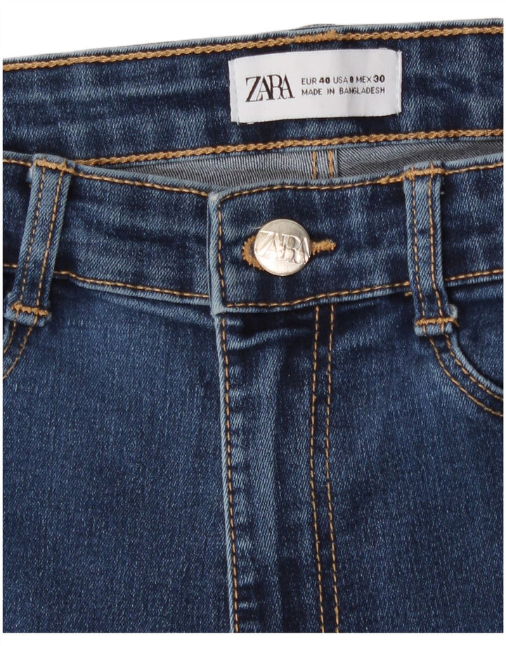 Zara Jean skinny pour femme EU 40 Medium W30 L27 Bleu