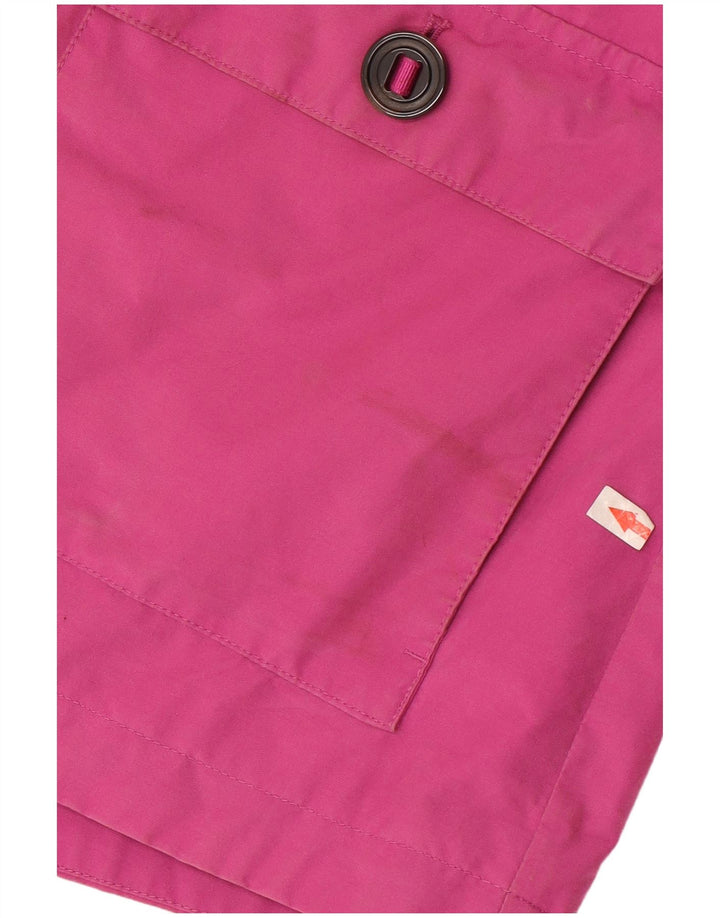 Marks & Spencer Veste utilitaire à capuche pour femme UK 12 Coton rose moyen