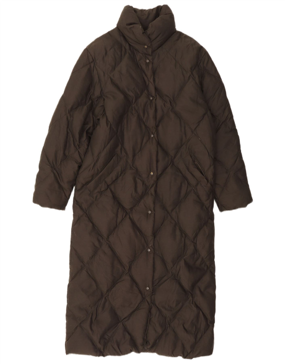 Sergio Tacchini Manteau rembourré long pour femme UK 6 XS Vert Polyester