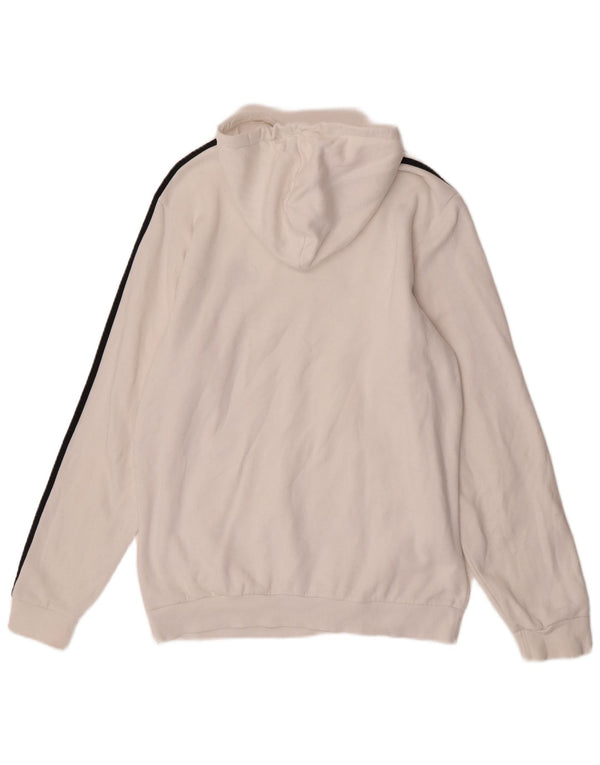 Adidas Pull à capuche pour homme en coton blanc moyen