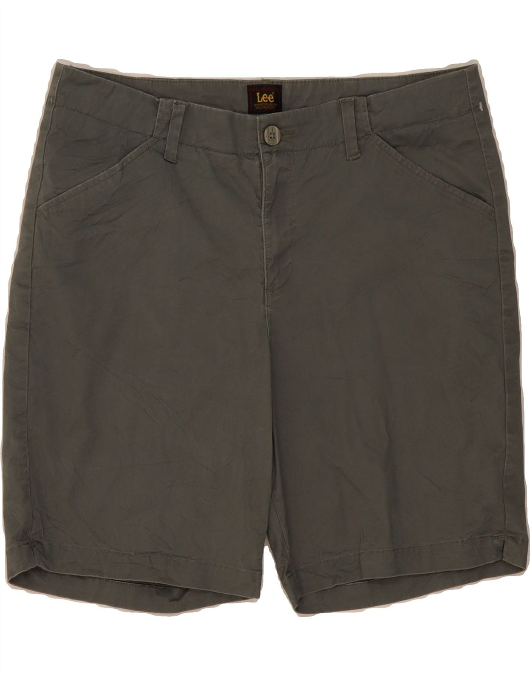 LEE Womens Casual Shorts W36 XL Grey Vintage Lee and Second-Hand Lee from Messina Hembry 
