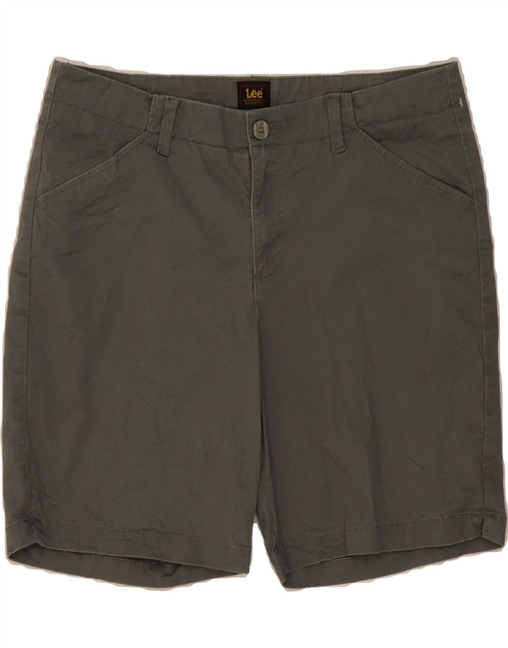 LEE Womens Casual Shorts W36 XL Grey Vintage Lee and Second-Hand Lee from Messina Hembry 