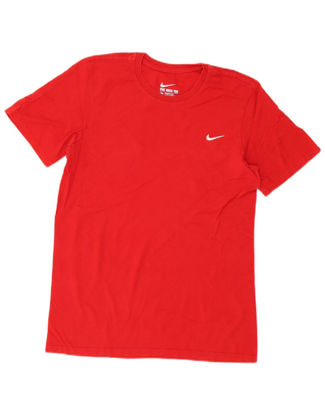 Nike T-shirt coupe athlétique pour homme, petit, rouge